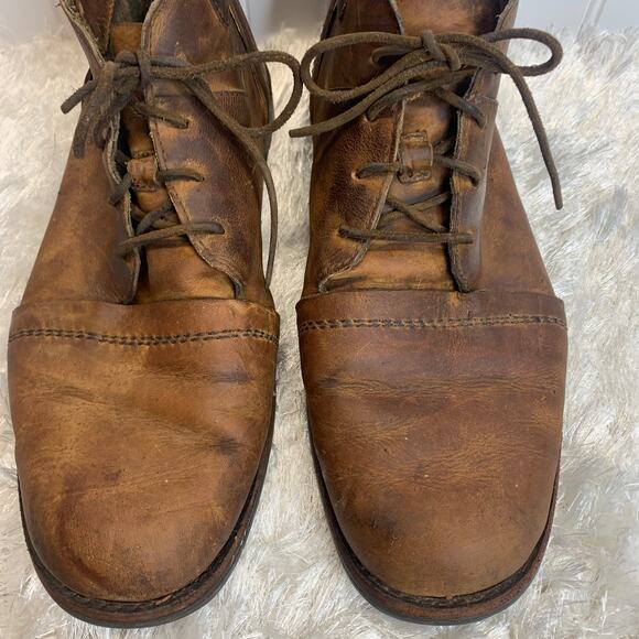 Timberland Brown Leather Boots Sz 11.5M Chukka Style 37500 6828 - Picture 2 of 9